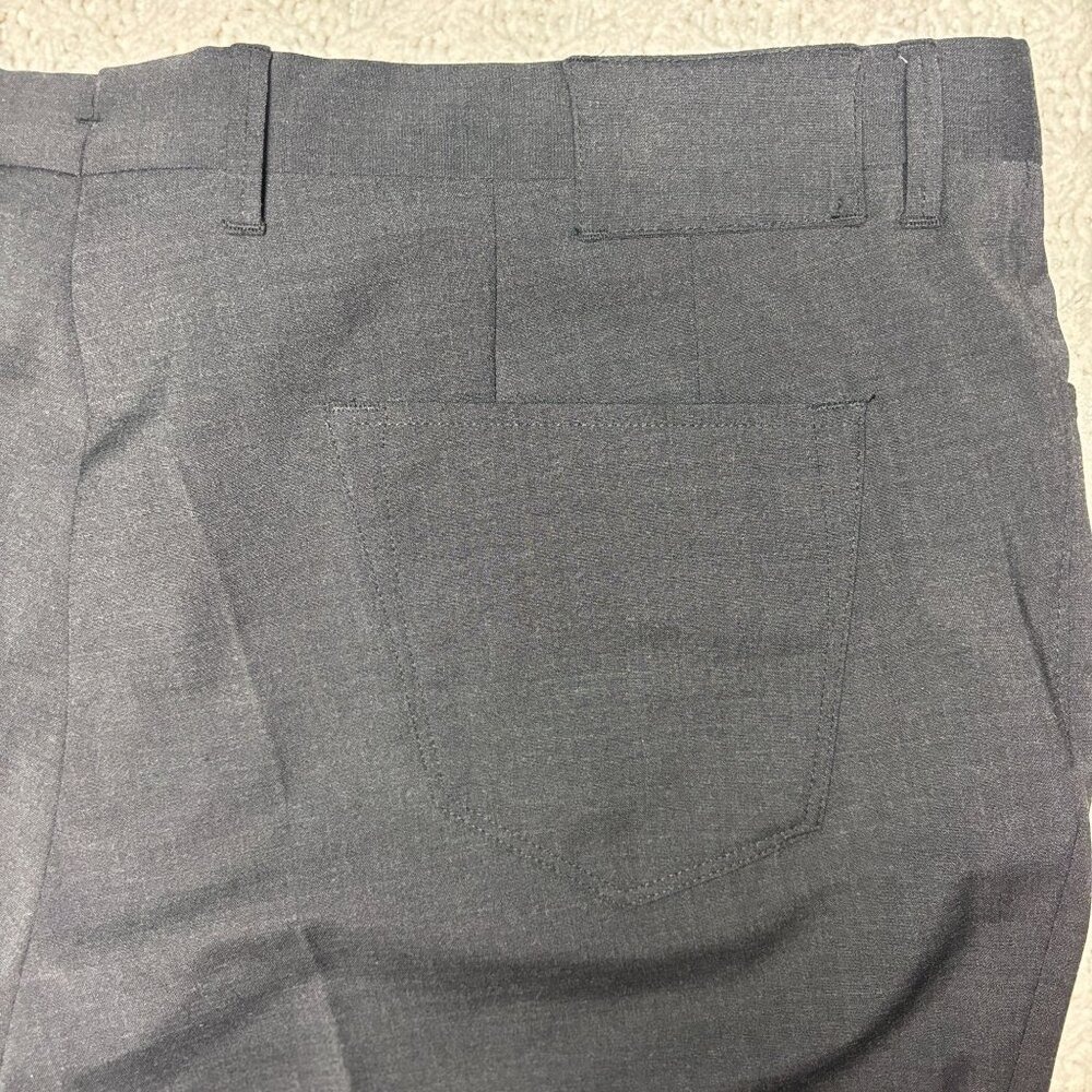 PT01 $395 Mens Pants Traveller Slim Fit 58EU W40" Wool Blend Charcoal Gray MINT - Picture 7 of 15